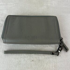 Rachel Roy Womens Wallet Wristlet Zip-Around Clutch Leather Wallet